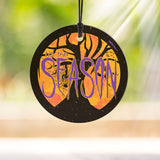 Halloween (Tis the Season) StarFire Prints Hanging Glass Decoration
