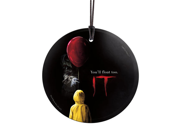 IT (Pennywise Balloon) Horror StarFire Prints™ Hanging Glass