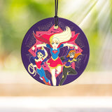 DC Super Hero Girls (Jump Into Action) StarFire Prints™ Hanging Glass