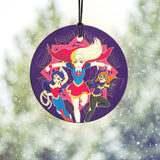 DC Super Hero Girls (Jump Into Action) StarFire Prints™ Hanging Glass