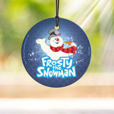 Frosty the Snowman (Frosty) StarFire Prints™ Hanging Glass