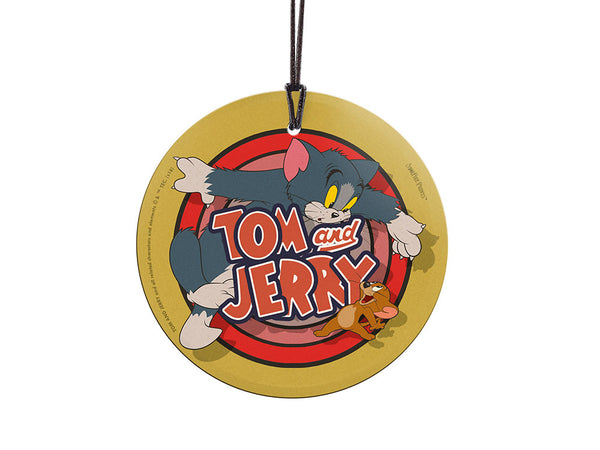 Tom and Jerry (Logo) StarFire Prints™ Hanging Glass Collectible