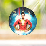 Shazam (The Superhero Inside) Starfire Prints™ Hanging Glass