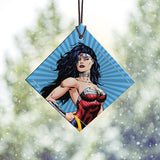 DC Comics Justice League™ (Wonder Woman – Animated) StarFire Prints™ Hanging Glass