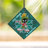 Looney Tunes (Marvin The Martian Pattern) Starfire Prints™ Hanging Glass Decoration