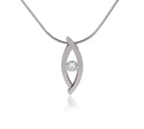 B.Tiff Deziras Stainless Steel Pendant Necklace Silver Gold