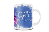 DC Women Mother's Day (Batgirl and Supergirl Watercolor) White Ceramic Mug