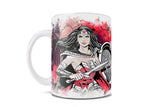 DC Women Mother's Day (Wonder Woman Watercolor) White Ceramic Mug