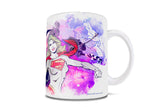 DC Women (Batgirl and Supergirl Watercolor) White Ceramic Mug