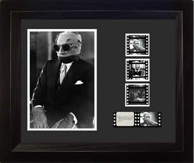 The Invisible Man 1933 Claude Rains Horror Display USFC2421 FilmCell Special Edition COA