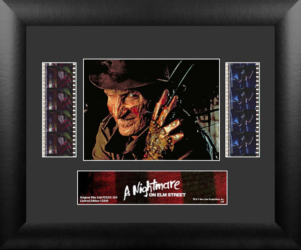 A Nightmare On Elm Street S4 Horror Double Film Cell USFC5513 Numbered Limited Edition COA